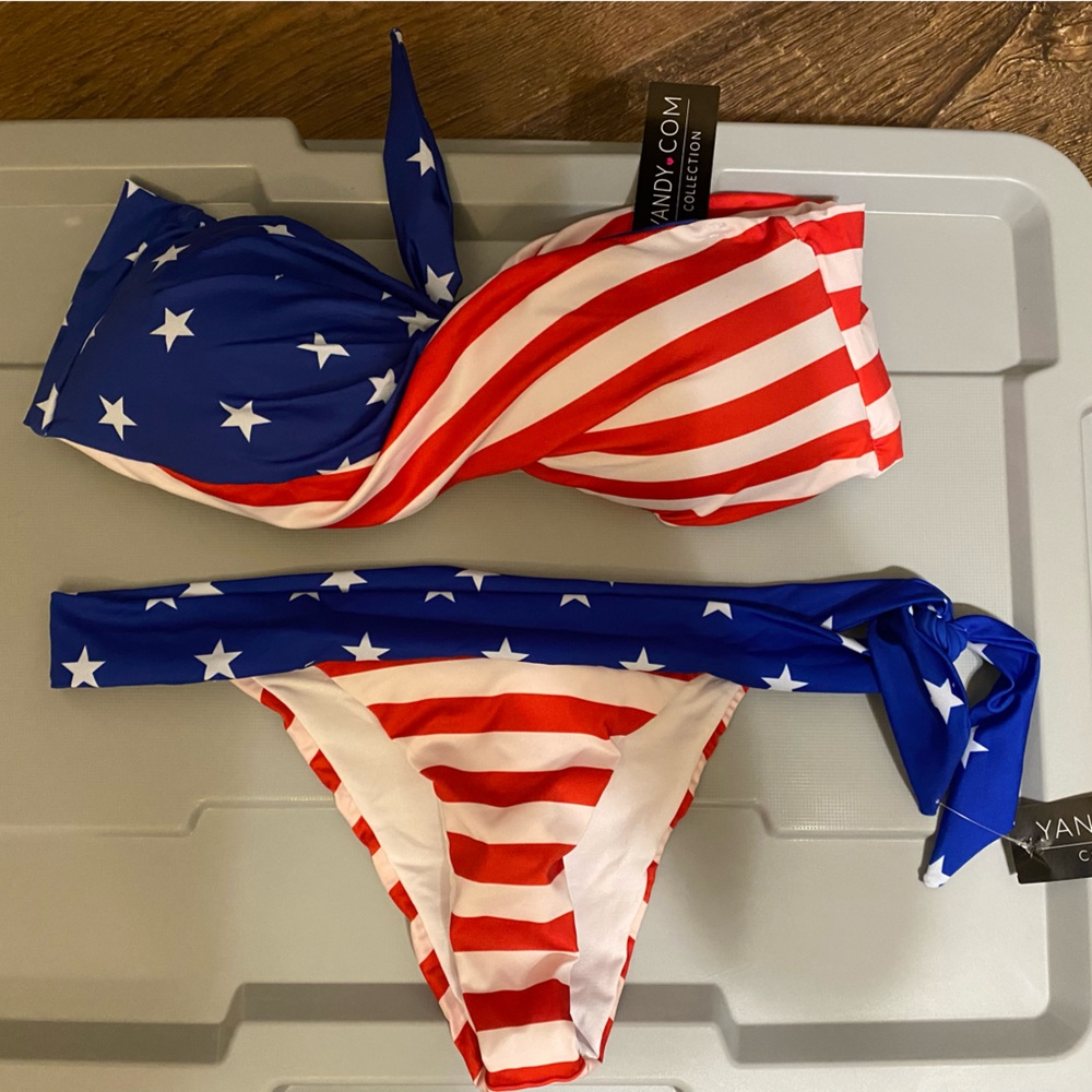 American flag bikini